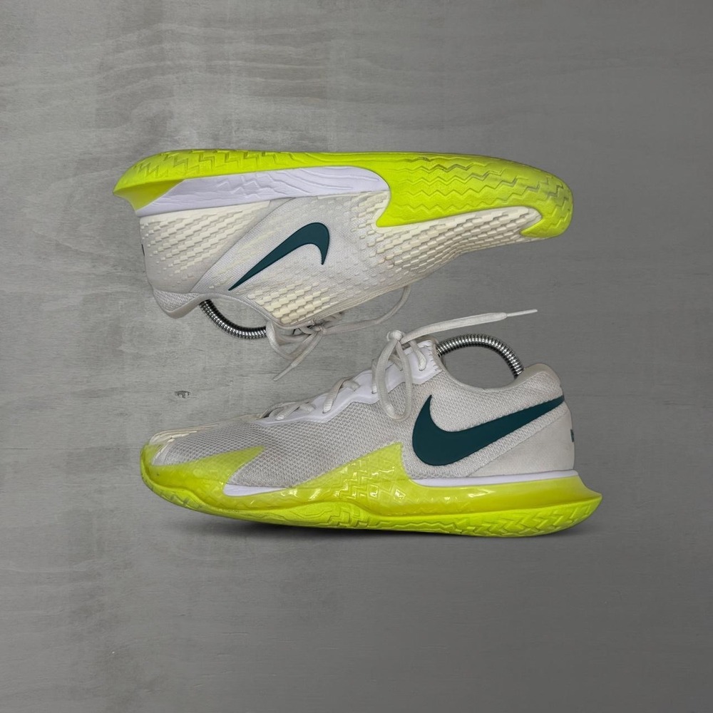 Nike Court Zoom Vapor Cage 4 Rafa White Volt DD1579-107 8.5